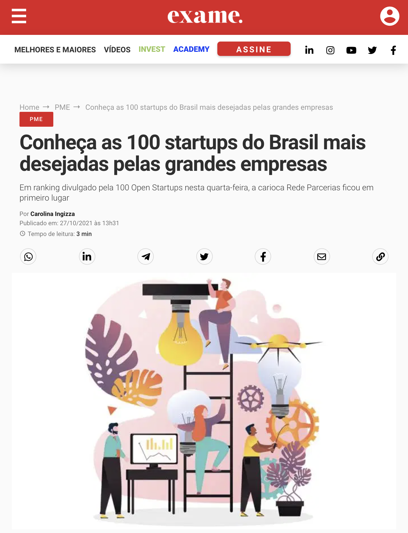 100 Open Startups 2021